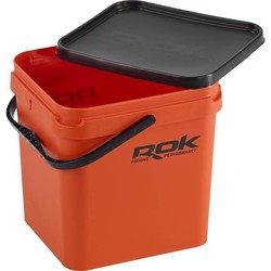 seau carre orange rok fishing