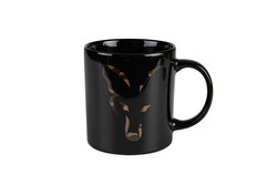 mug ceramique noir logo renard