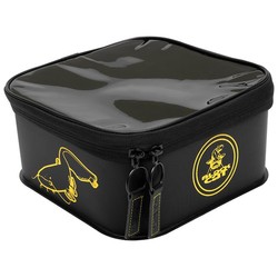 welded accessory bag black cat