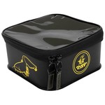 welded accessory bag black cat