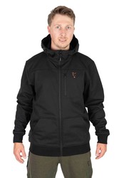 soft shell jacket black orange