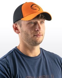 orange trucker cap guru