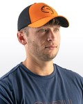 orange trucker cap guru  