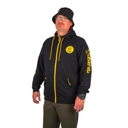 zip hoody logo black cat 