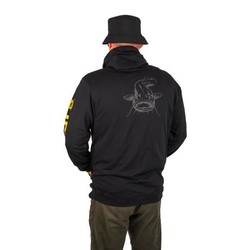 zip hoody logo black cat 
