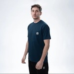 tee shirt badge pocket navy