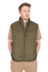 gilet olive quilted 100 fox