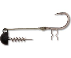 shad claw rig black cat