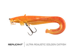 realistic catfish golden 15cm