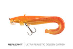 realistic catfish golden 10cm
