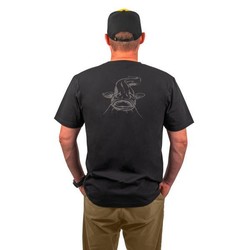 tee shirt logo black cat 
