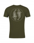 tee shirt women mandala olive