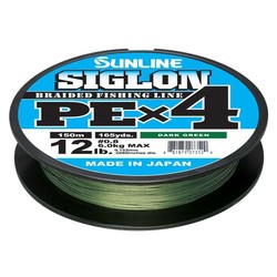tresse siglon x 4 150m vert