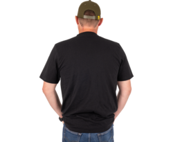 tee shirt distressed logo black