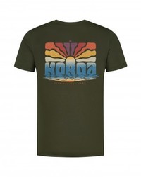 tee shirt dawn vibes dark olive