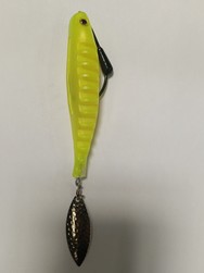neo spin 13cm chartreuse clear