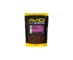 boilies crab et plum avid carp