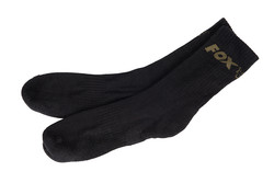 chaussettes noire pack 3 fox