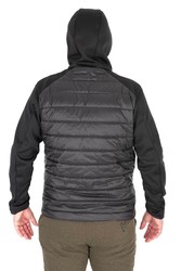 hybrid jacket black orange 