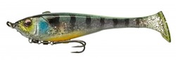 dunkle 5''  15cm illex chartreuse strike gill