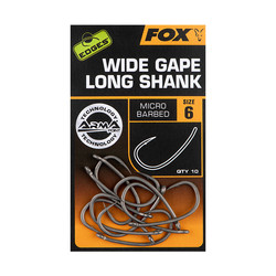 hook wide gape long shank fox