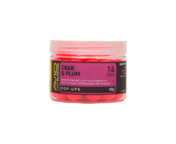 pop up fluo crab plum avid carp
