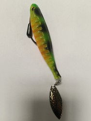 neo spin 13cm chartreuse tiger