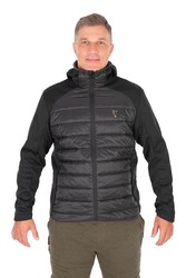 hybrid jacket black orange 