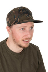 camo flat peak snap fox